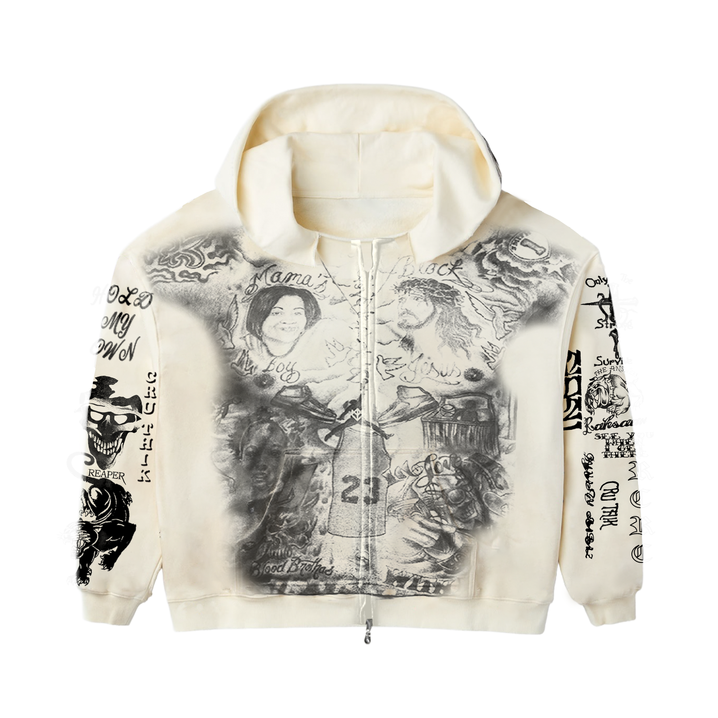 Denver Reapers Tattoo Hoodie
