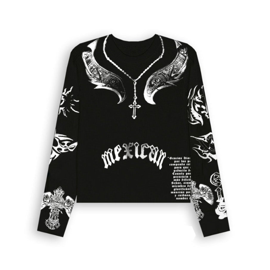 Rey Mysterio Tattoo Black Thermal