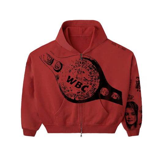 WBC Tatted Red Hoodie