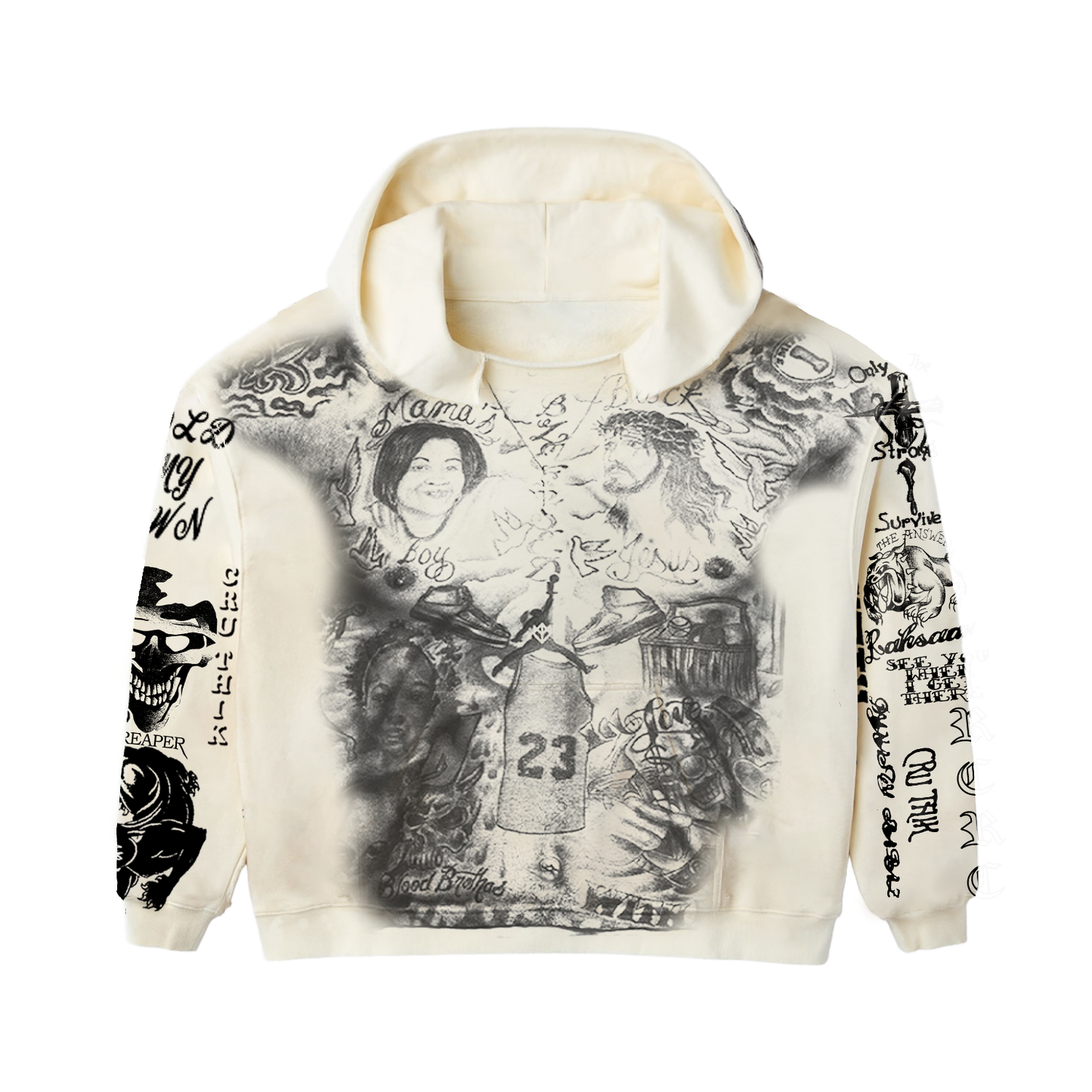 Denver Reapers Tattoo Hoodie